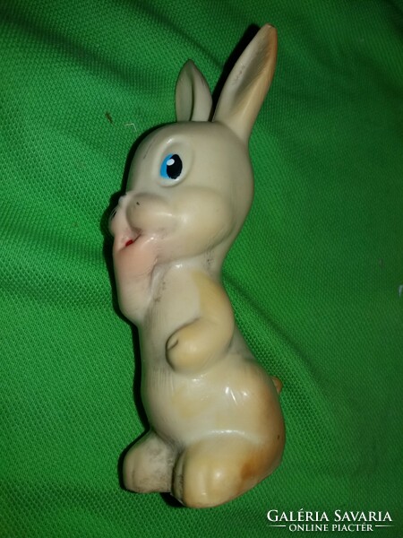 Retro tobacconist plastolus bunny rabbit rubber figure 14 cm, condition according to the pictures