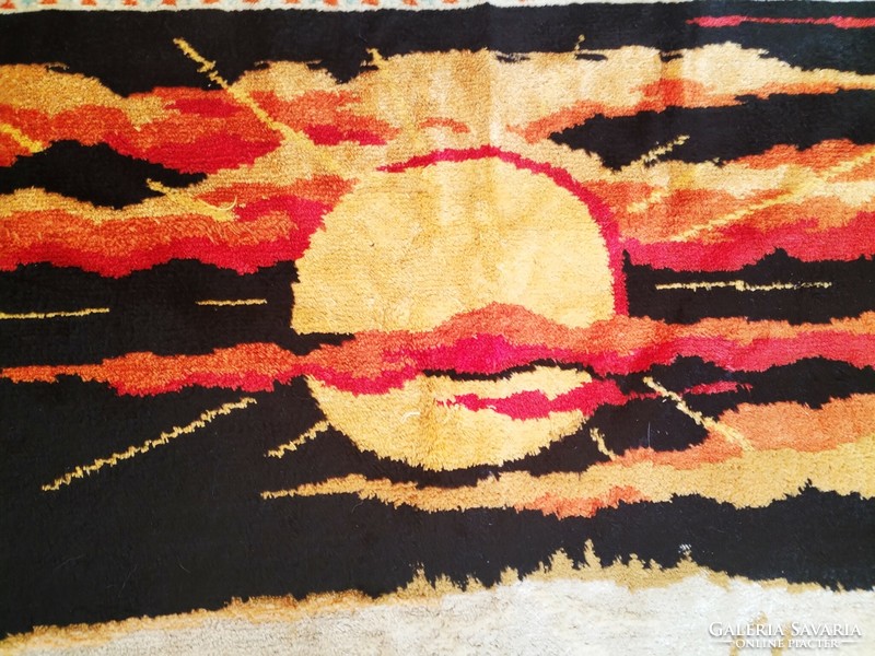 Special moquette tapestry - winter sunrise