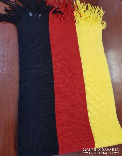 German flag scarf, deutschland fan scarf, fans, soccer, football new.