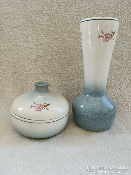 Faianta sighisoara coffin, flower vase with bonbonnier, marked_7