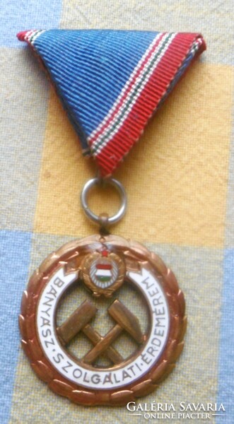 Miner's service medal silver grade t1