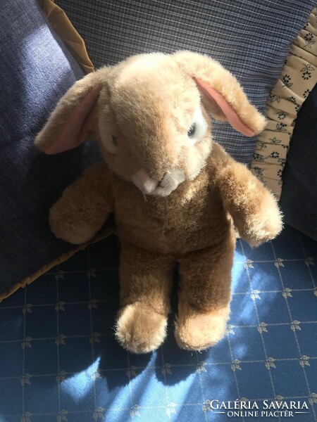 Cute little plush bunny. Size: 33 cm long hasenparchen brand 40-062/11. I bought it in Austria.