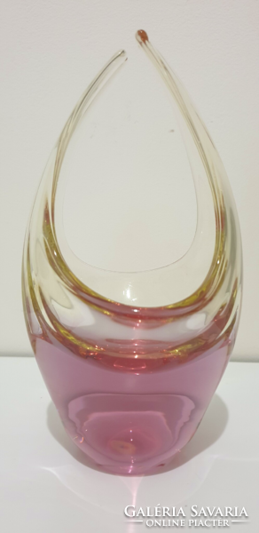Czech special glass 19 cm, 0.92 Kg,