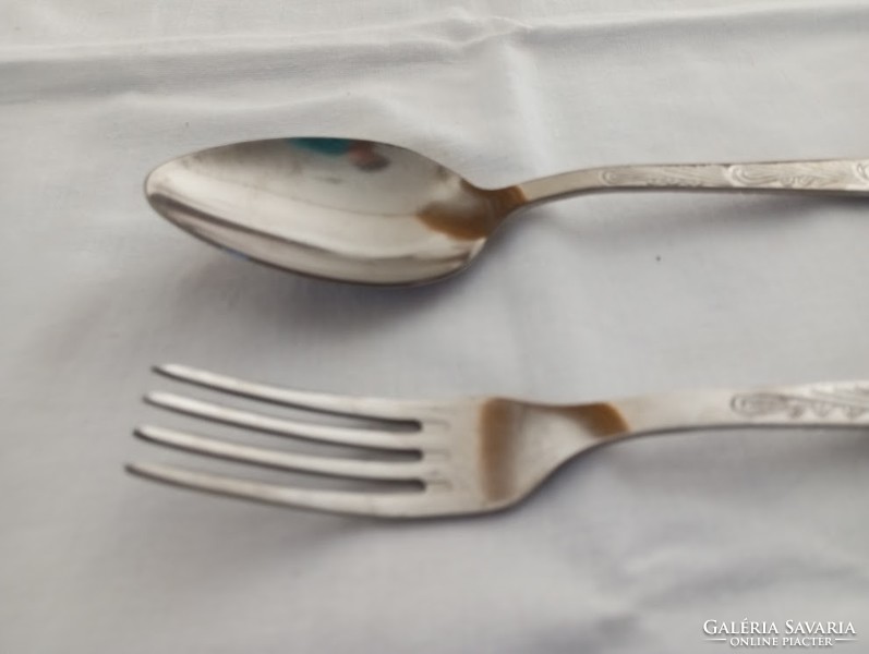 Retro Russian spoons with forks for sale! 23 pcs