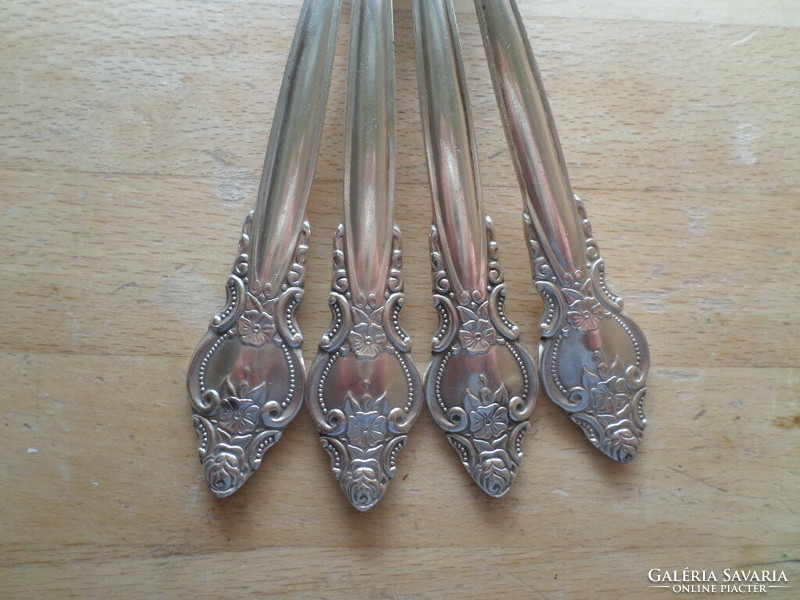 Retro Soviet-Russian silver-plated 12-piece cutlery set