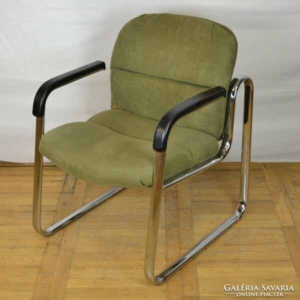 Postmodern armchair tubular frame armchair
