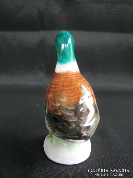 Bodrogkeresztúr ceramic hand-painted duck 10 cm