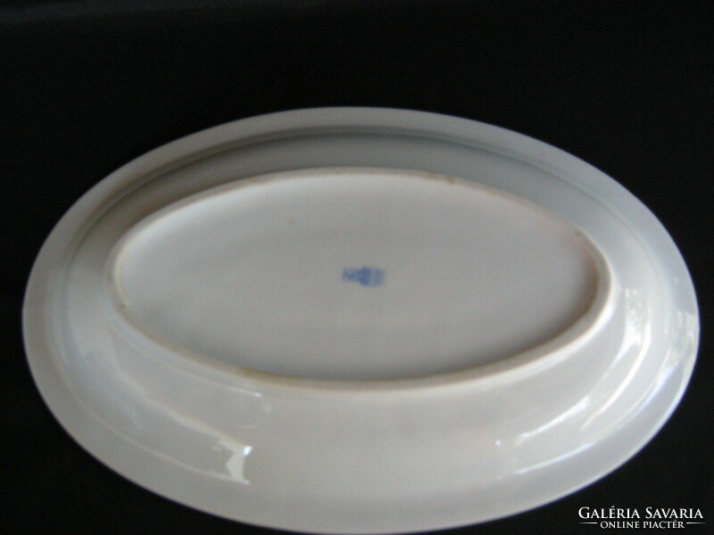 Zsolnay porcelán ovális kínáló tál 28 cm