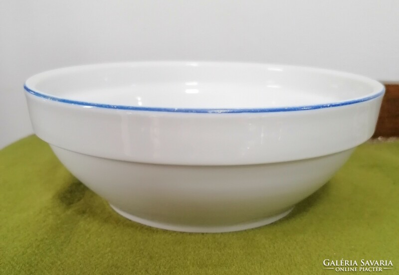 Alföldi retro porcelain bowl with Hajdúság catering company mark