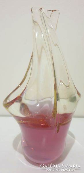 Czech special glass 19 cm, 0.92 Kg,