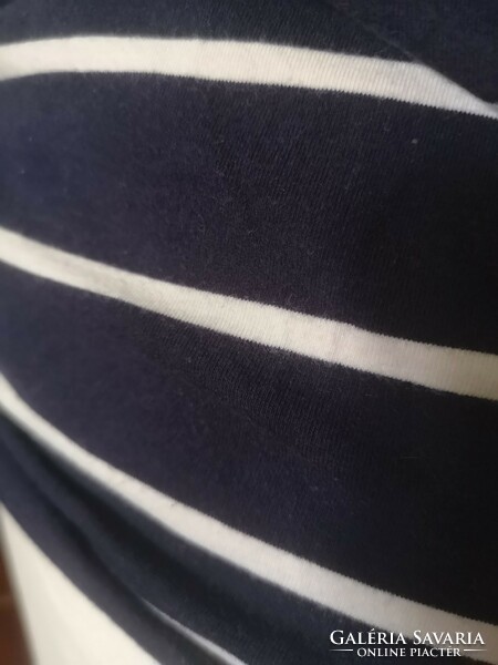 F&F kék-fehér tengerészcsíkos póló