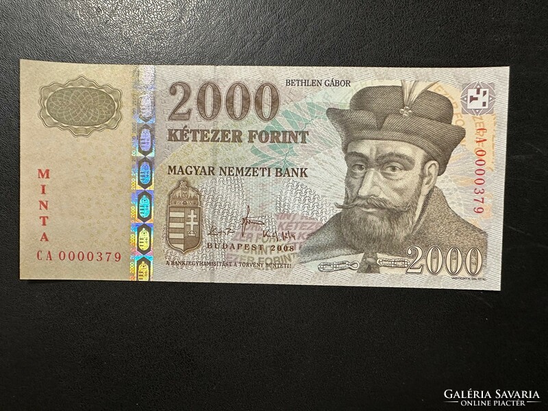 2000 forint  2008. MINTA.  UNC!!