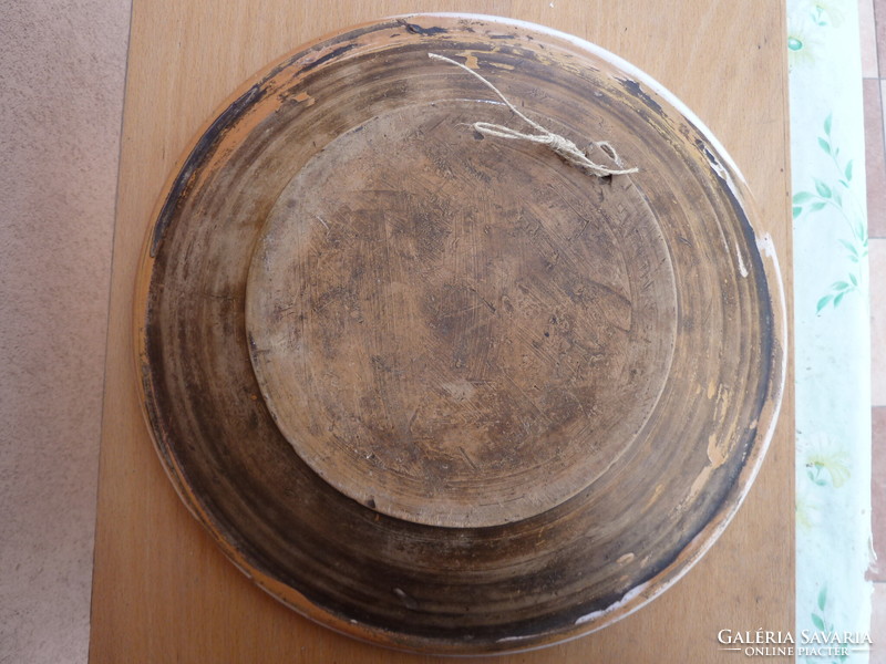 Huge lowland earthenware bowl, second half of the 19th century