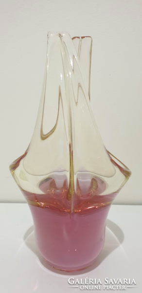 Czech special glass 19 cm, 0.92 Kg,