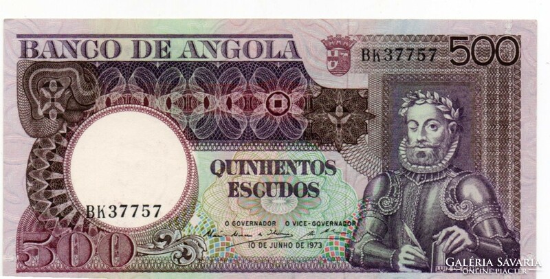 500    Escudos   1973   Angola