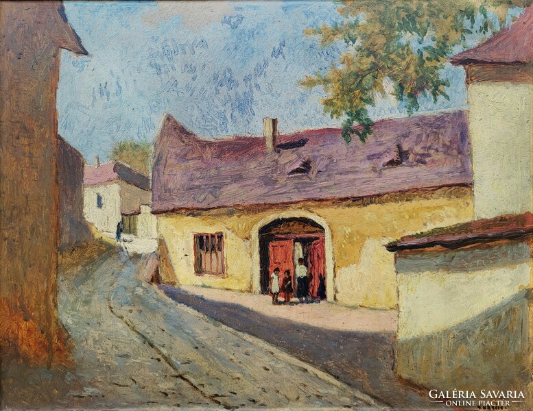 Guzsik Ödön (1902 - 1954) Taban c. Your painting with an original guarantee!