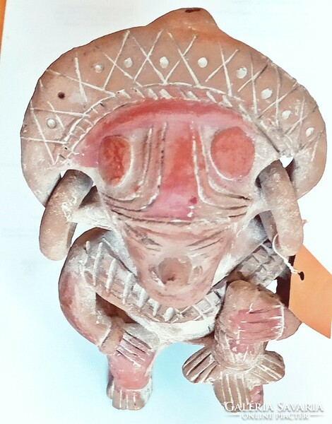 Maya terracotta statue from Ecuador 18 x 11 cm