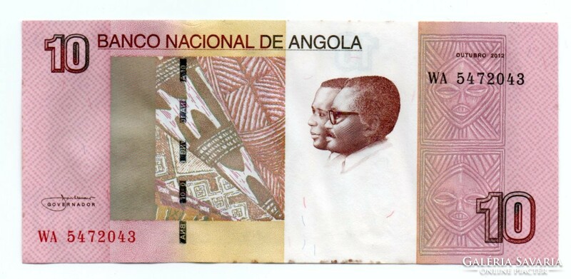 10    Kwanzas   2012   Angola