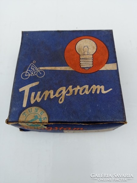 Retro Tungsram kerékpár lámpa izzók eredeti dobozban