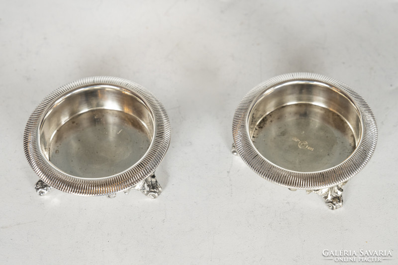 Pair of silver spice holders
