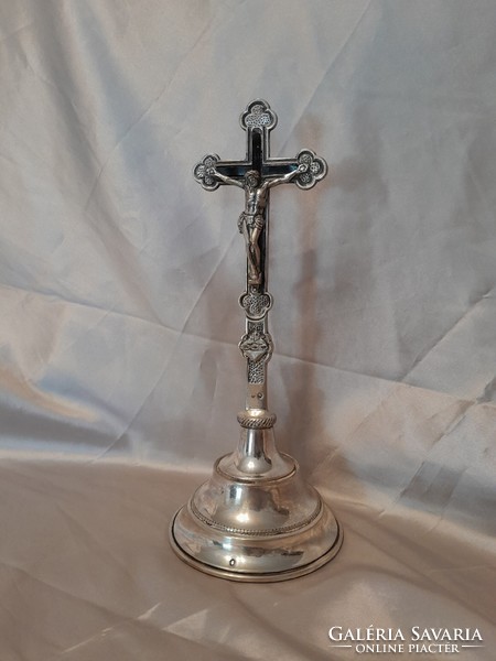 Antique silver cross, crucifix, altar cross. 1938-As 138 g.