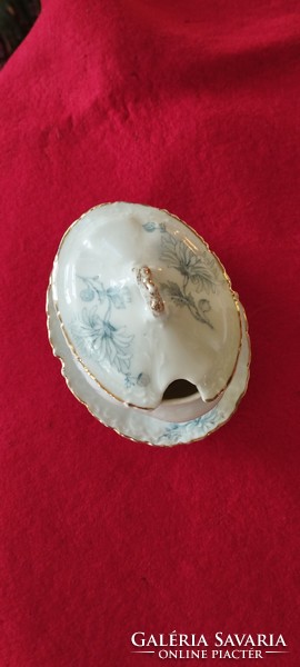 Serving porcelain of old tableware