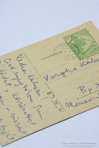 Manuscript autograph letter of writer Géza Ottlik to literary historian Vargha Kálmán !!