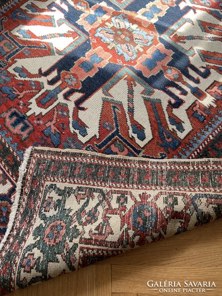 Old handmade persian carpet wool Caucasian nomad adler kazakh chelaberd