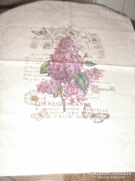 Charming vintage style Russian linen napkin