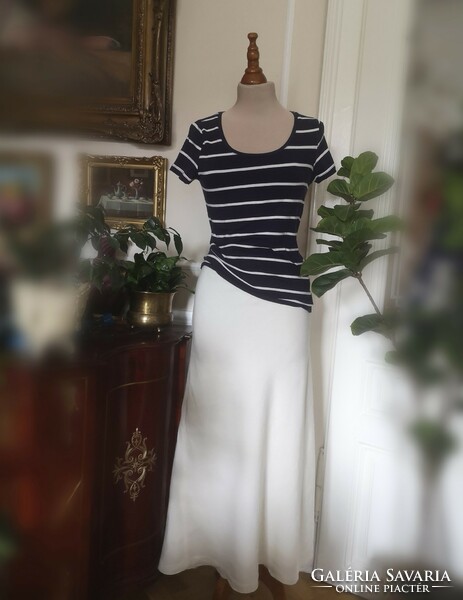 F&f blue and white navy striped t-shirt