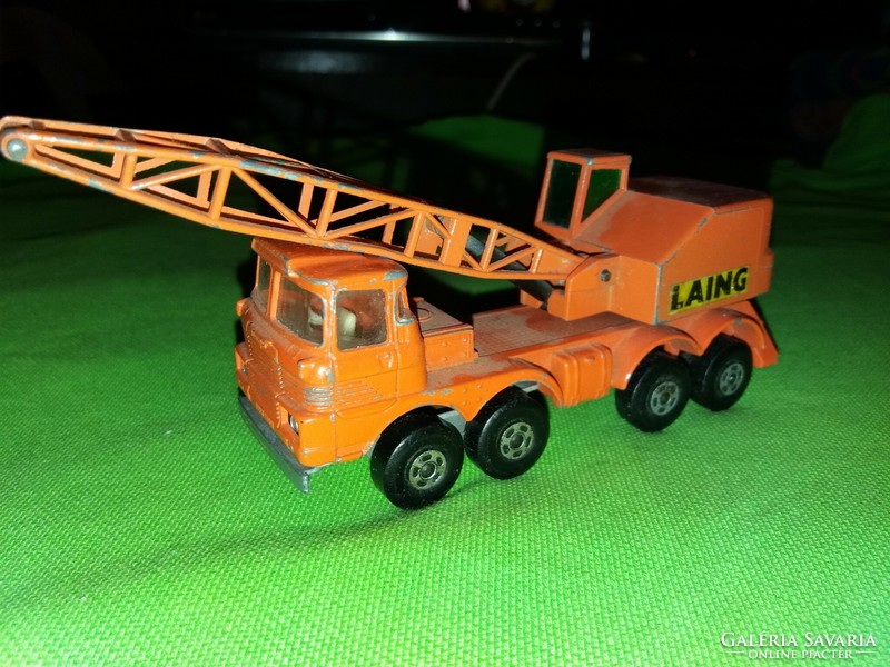 1971. Lesney matchbox superkings k-12 mobile crane crane car as pictured