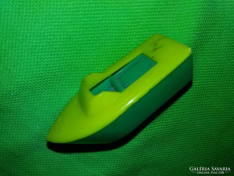 Retro 1970s paper shop plastic speedboat pencil sharpener as shown in the pictures
