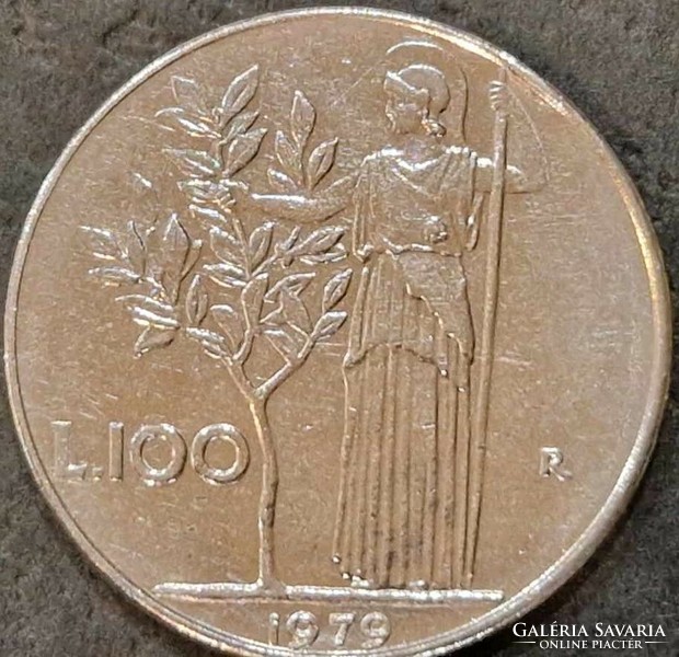 100 Lira, Olaszország, 1979.