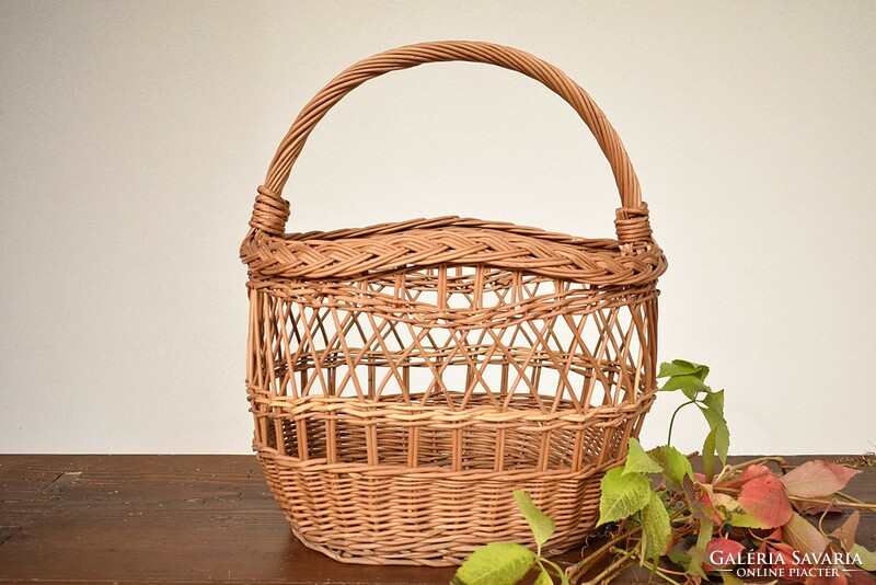 Vintage wicker basket