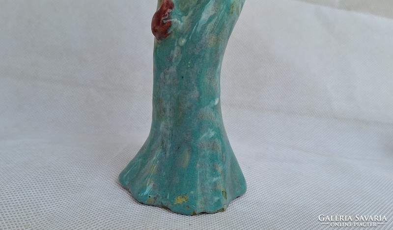 Art deco marked Hungarian ceramic sculpture