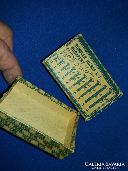 Antik MILTON fém tűzőkapocs papír termék doboza HIBÁTLAN állapot a képek szerint