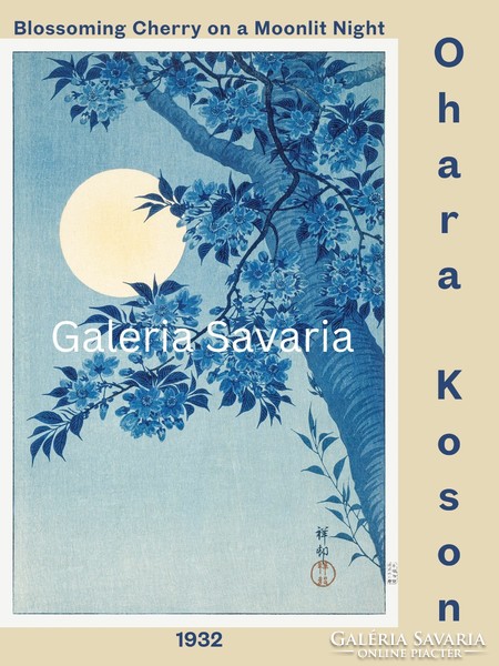 Plakát Ohara Koson japán művész szép alkotásával  40*30 cm