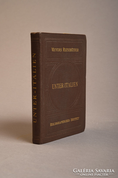 Meyers Reisebücher: Unter Italien, Bibliographisches Institut Leipzig 1927, útikönyv