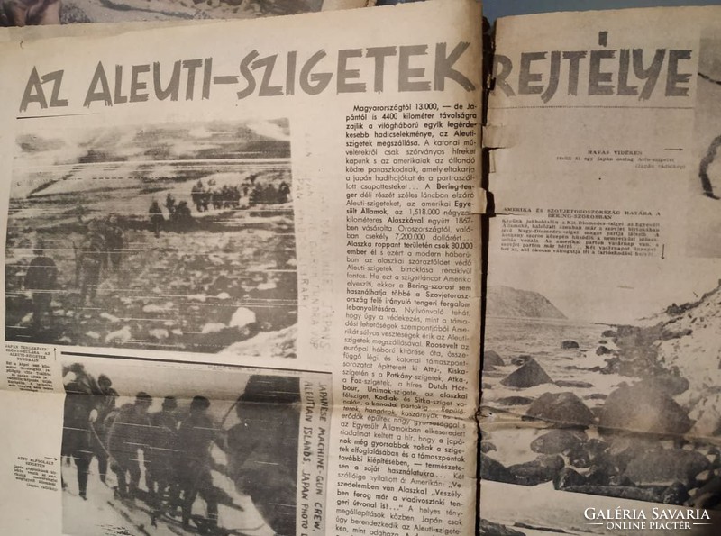 Magyar futár újság 1942 szeptember 16-i száma, születésnapra is!