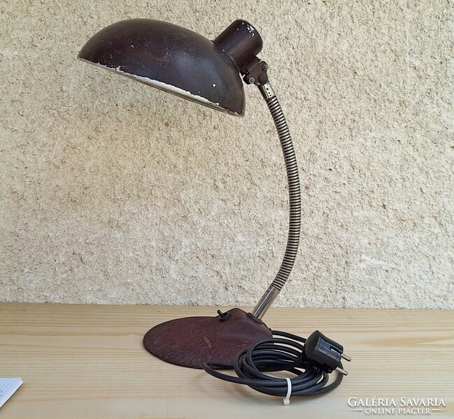 Antik gégecsöves asztali lámpa