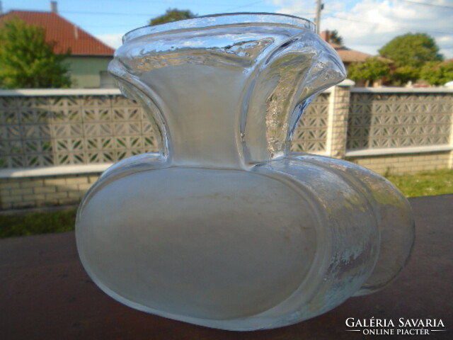 A French rococo vase with a large empty space, is it Lalique? Quality