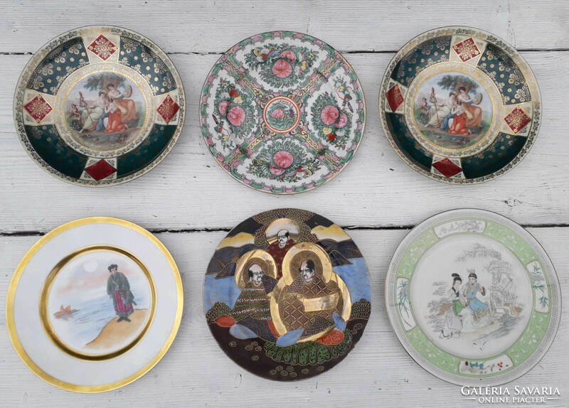 6 Pcs. Decorative plate / wall plate.