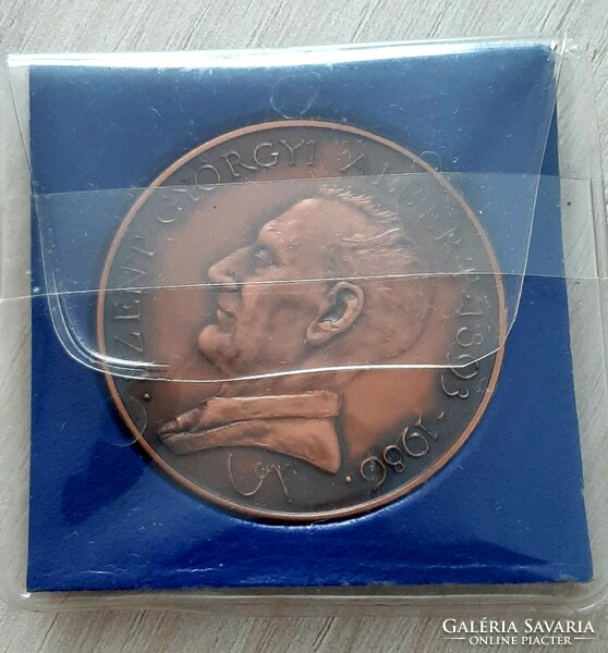 András Lapis Szent-Györgyi Albert Szeged EEG and Clinical Neurop. Congress 1991 bronze commemorative medal