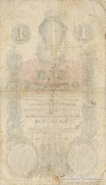 1 Forint / gulden 1858 original holding