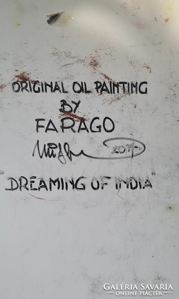 Dreaming of India -Faragó Miklós festmény
