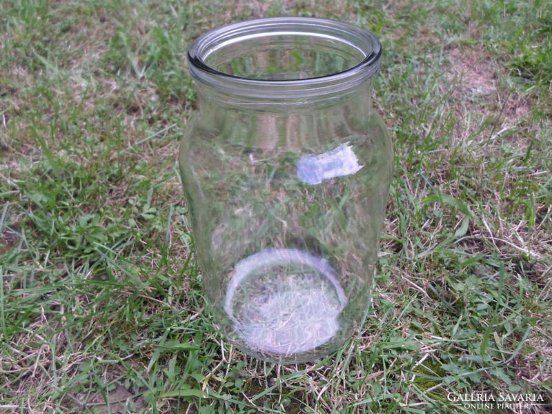 Old glass for canning, mason jar (2 liters) 2.