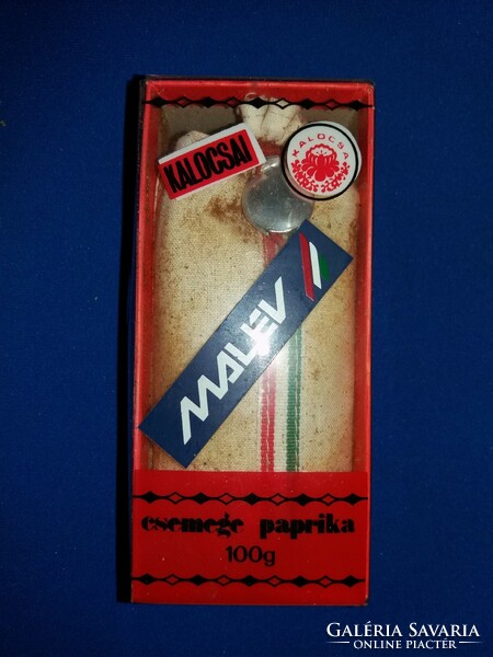 Old Malév shop airport shop Hungarian Kalocsa paprika souvenir item as shown in the pictures