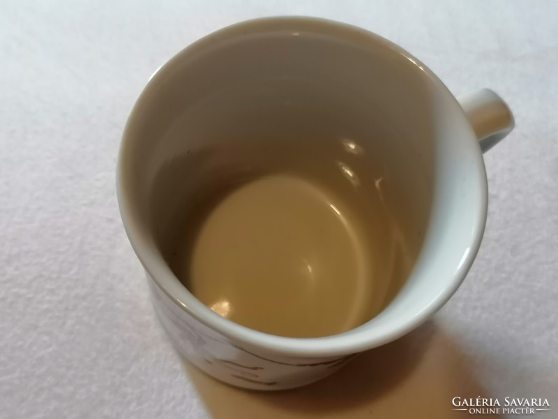 Rare Zsolnay monkey cup, mug.