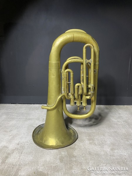 Tuba, damaged, incomplete condition