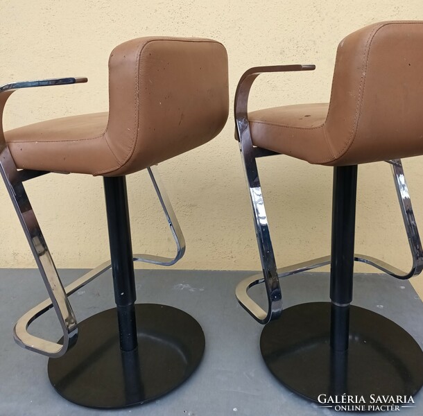 Pair of retro designer bar stools